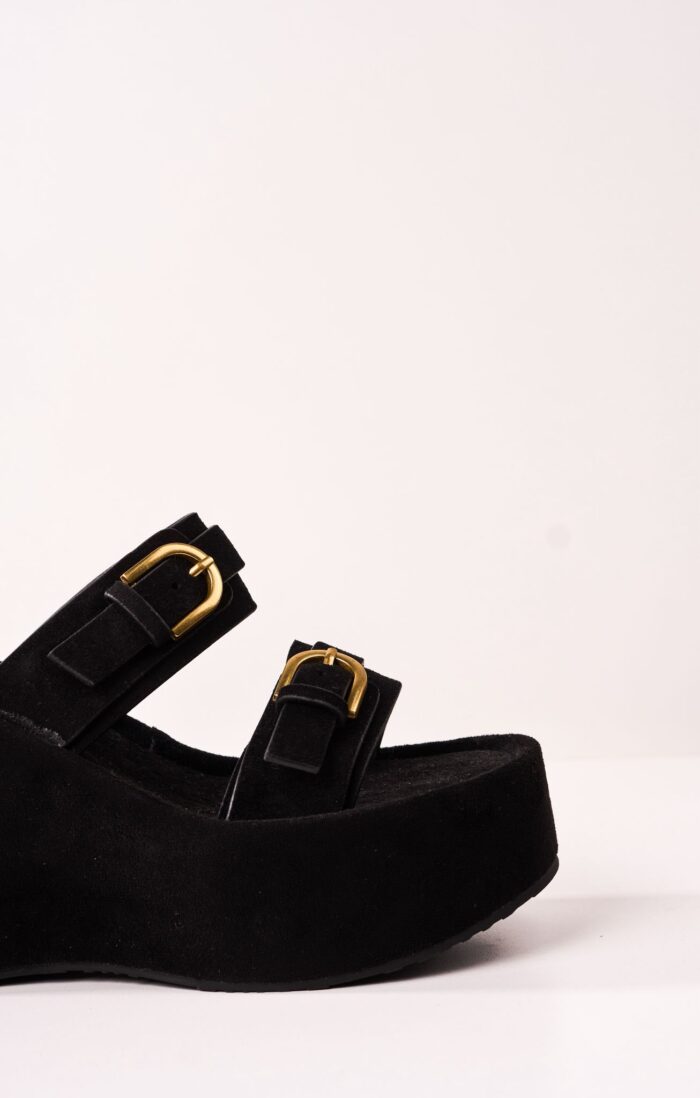 Sandalia Flatform Harbor Negro - Imagen 3