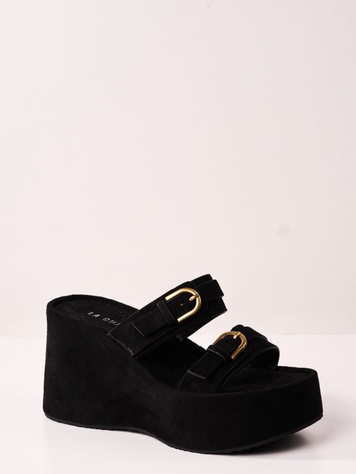 Sandalia Flatform Harbor Negro