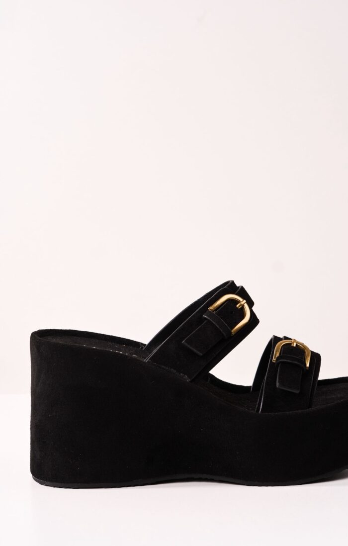 Sandalia Flatform Harbor Negro - Imagen 4