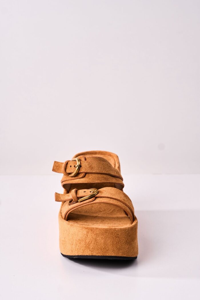Sandalia Flatform Harbor Camel - Imagen 4