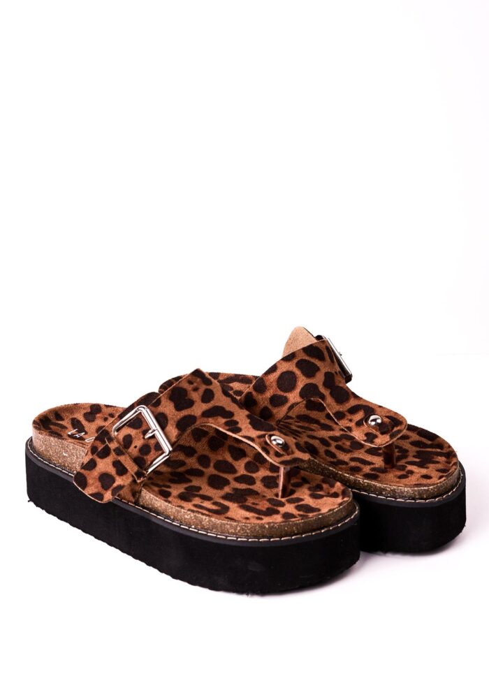 Sandalia Flatform Flip Print - Imagen 4