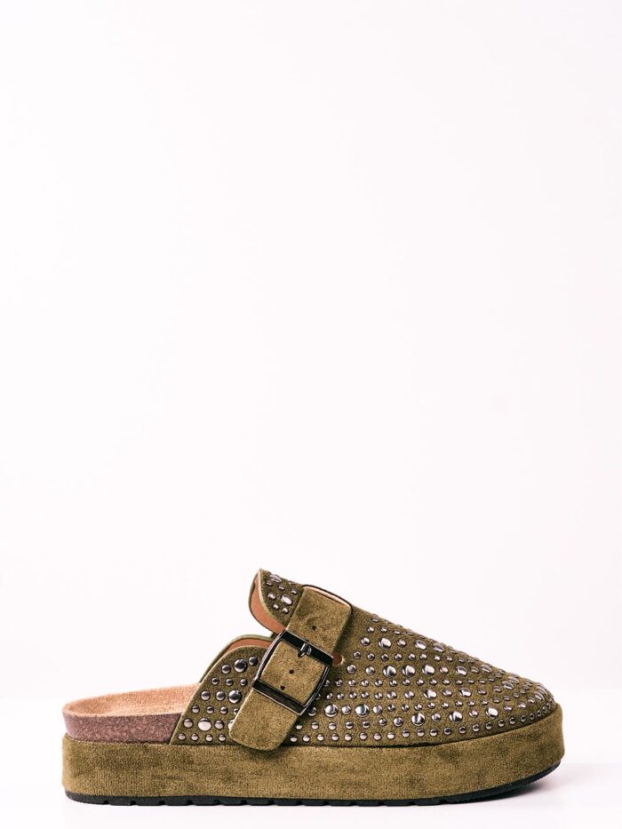 Zueco Straddy Tachas Verde