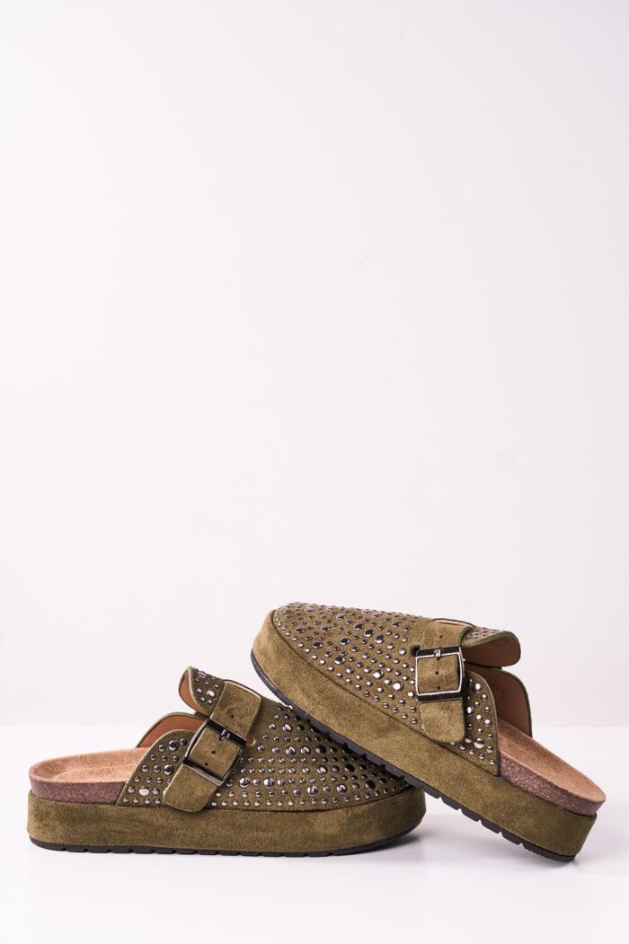 Zueco Straddy Tachas Verde - Imagen 5