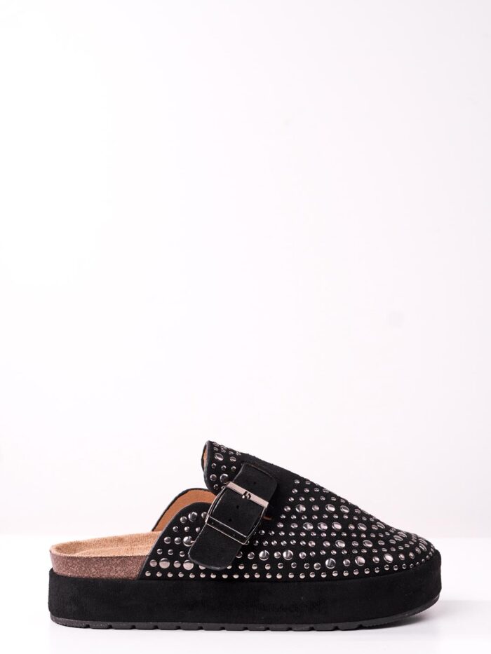 Zueco Straddy Tachas Negro