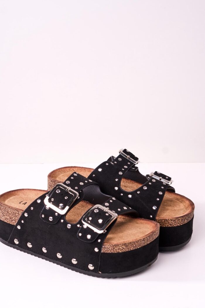 Sandalia Birk Olsen Negro - Imagen 4