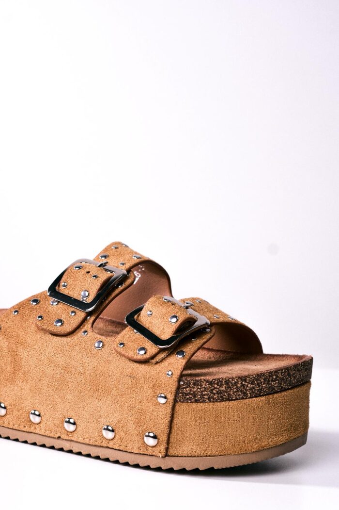 Sandalia Birk Olsen Camel - Imagen 3