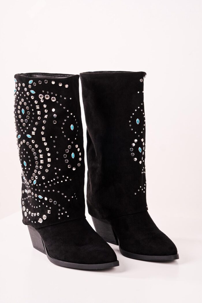 Bota Texana Hard Rock Negro - Imagen 5