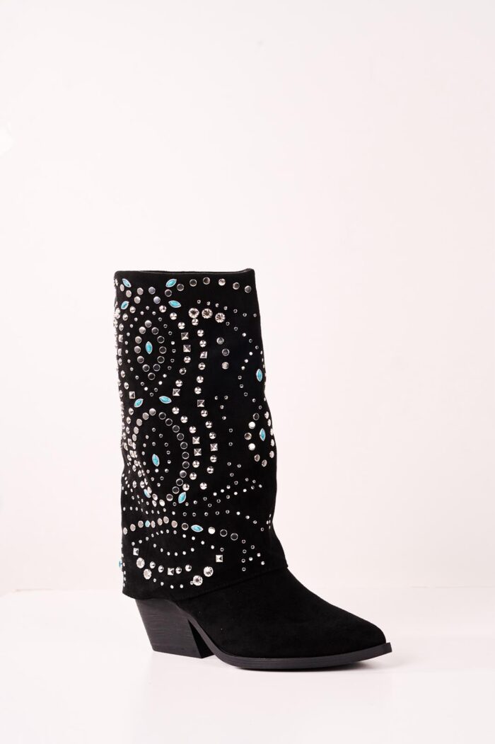 Bota Texana Hard Rock Negro - Imagen 6