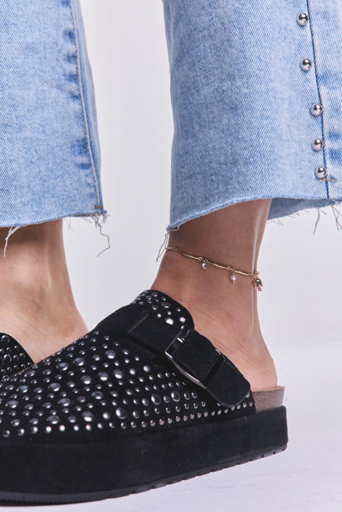 Zueco Straddy Tachas Negro - Imagen 6