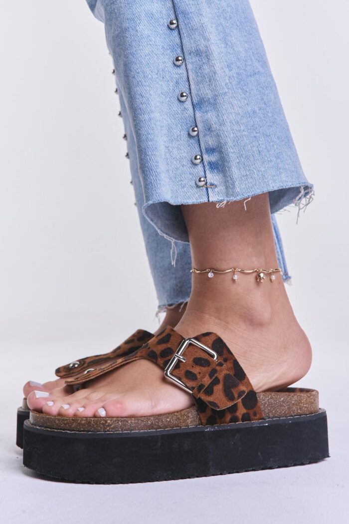 Sandalia Flatform Flip Print - Imagen 8