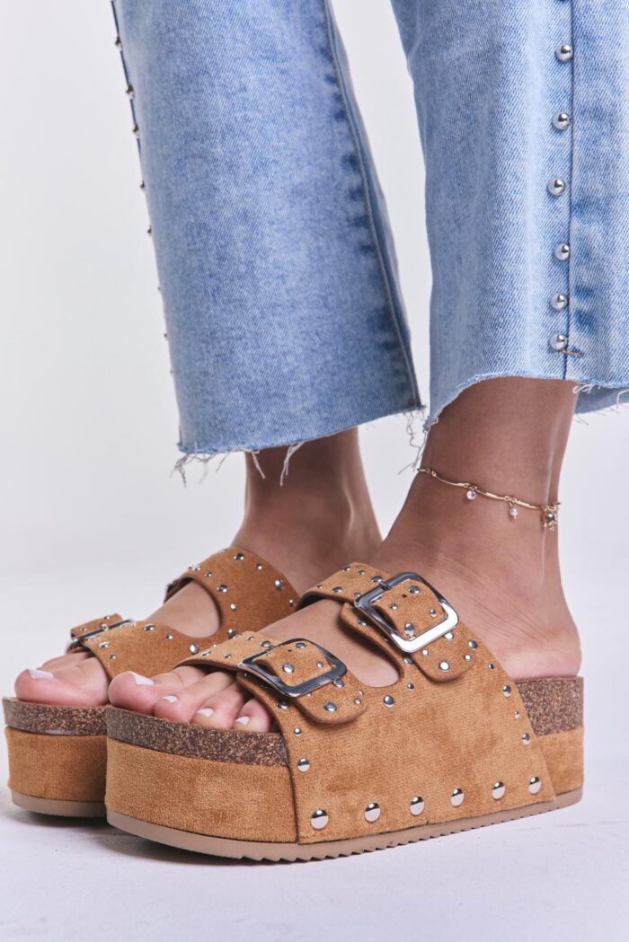 Sandalia Birk Olsen Camel - Imagen 8