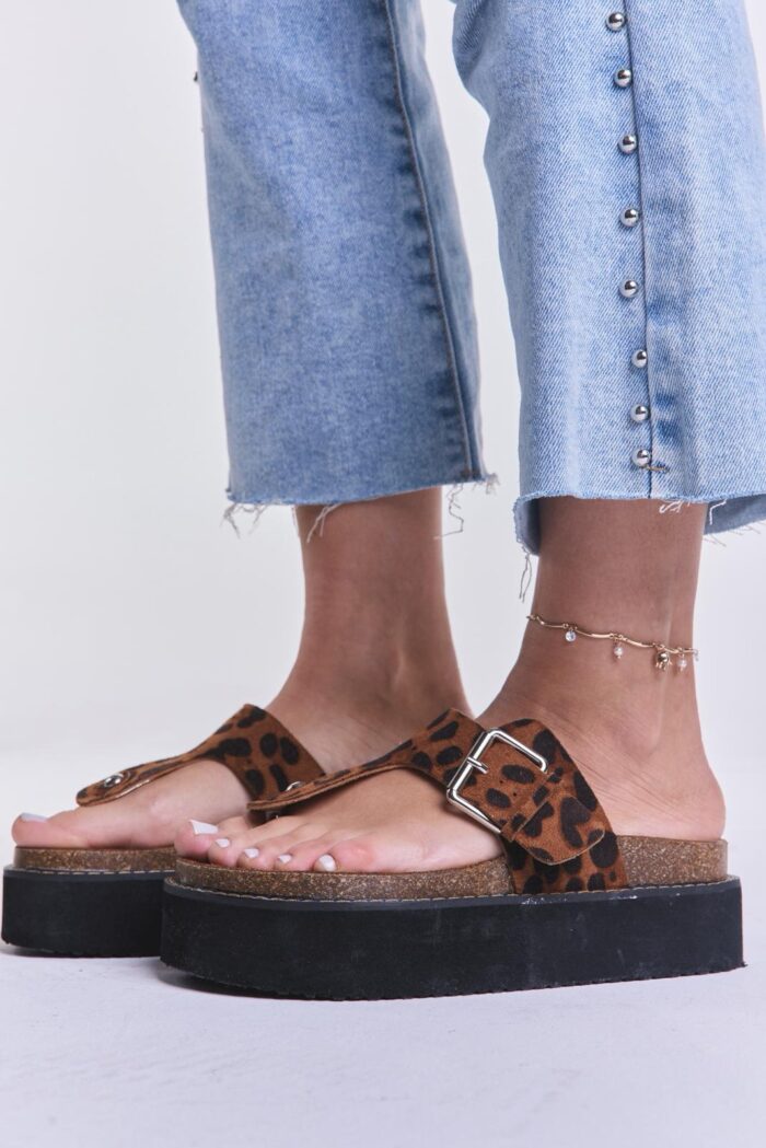 Sandalia Flatform Flip Print - Imagen 7