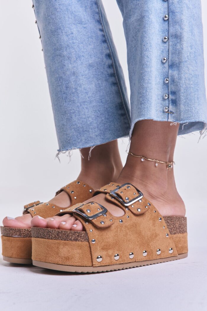 Sandalia Birk Olsen Camel - Imagen 6