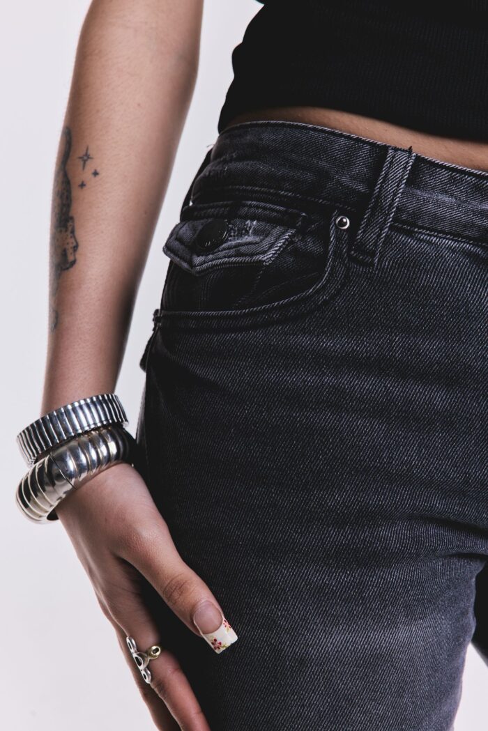 Denim Oxford Swing Negro - Imagen 2