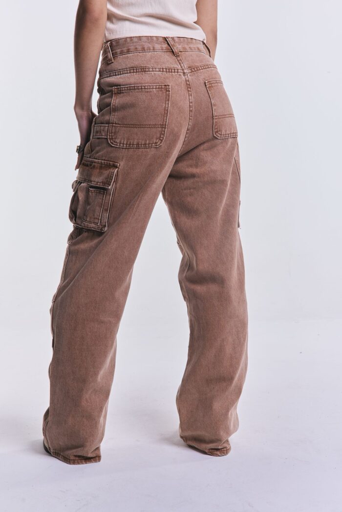 Denim Cargo Safari Camel - Imagen 2