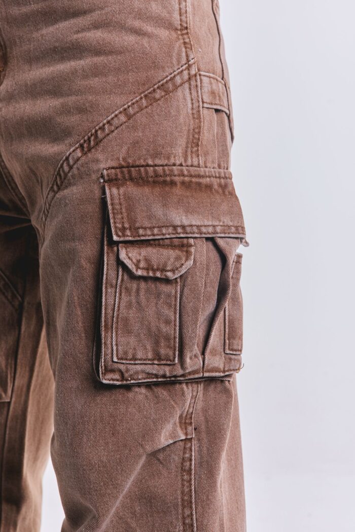 Denim Cargo Safari Camel - Imagen 4