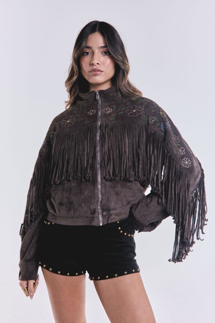 Campera Country Gris Oscuro