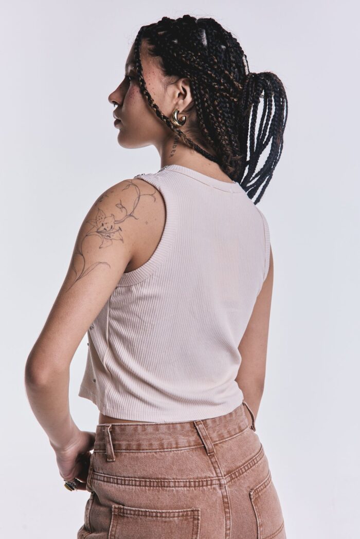 Musculosa Pulso Beige - Imagen 2