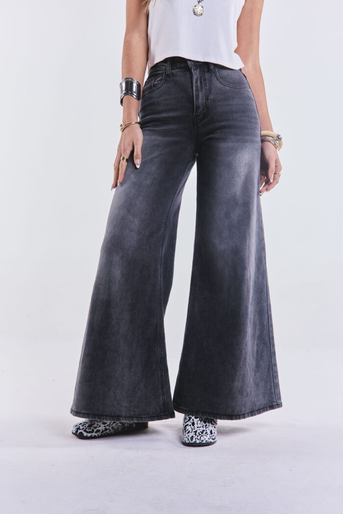 Denim Wide Large Madrid Negro - Imagen 5