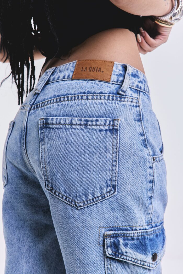 Denim Cargo Icaro Celeste - Imagen 2