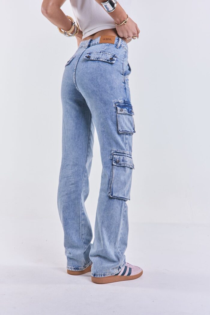 Denim Cargo Gio Celeste - Imagen 5