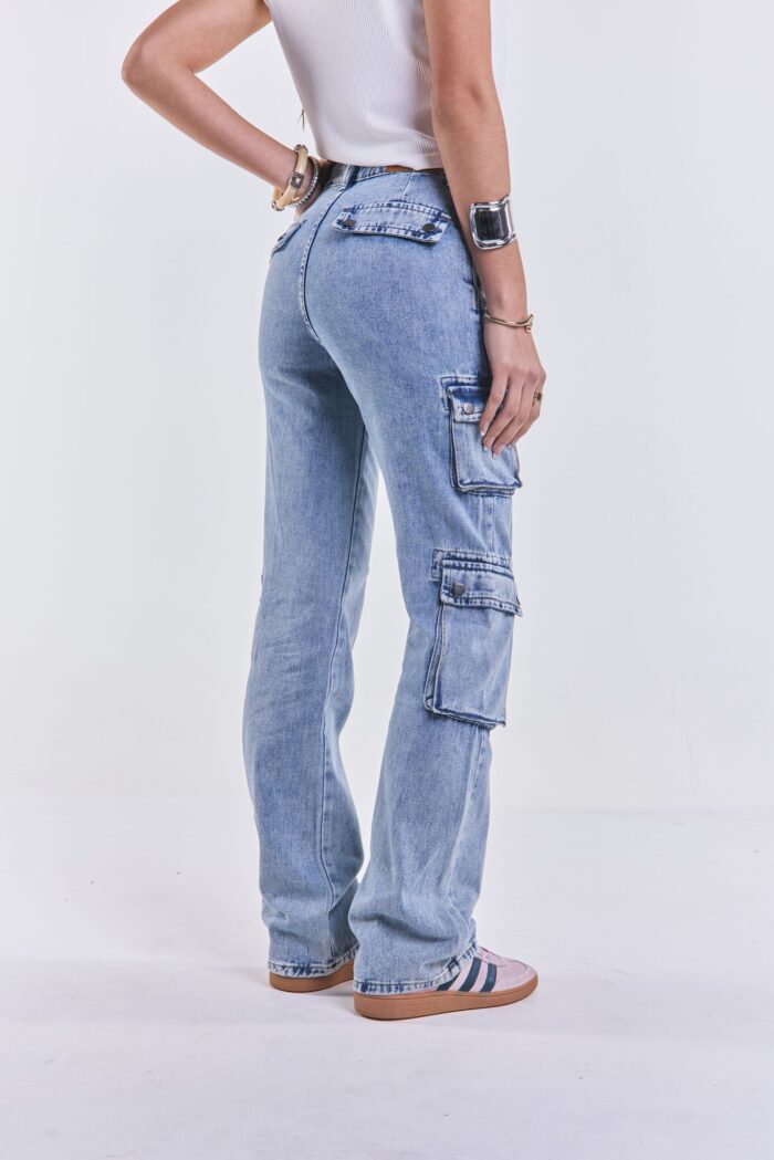 Denim Cargo Gio Celeste - Imagen 3