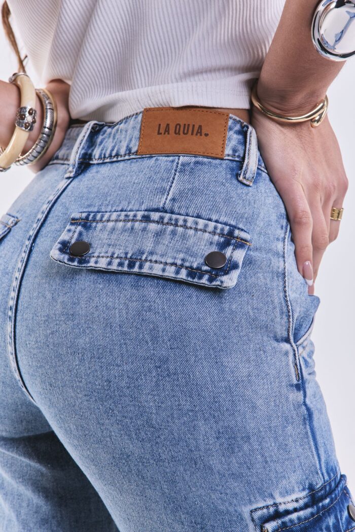 Denim Cargo Gio Celeste - Imagen 2