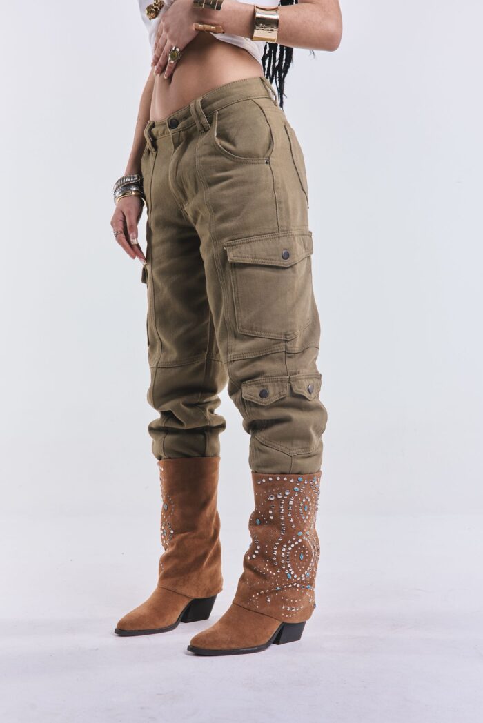 Denim Cargo Icaro Verde - Imagen 7