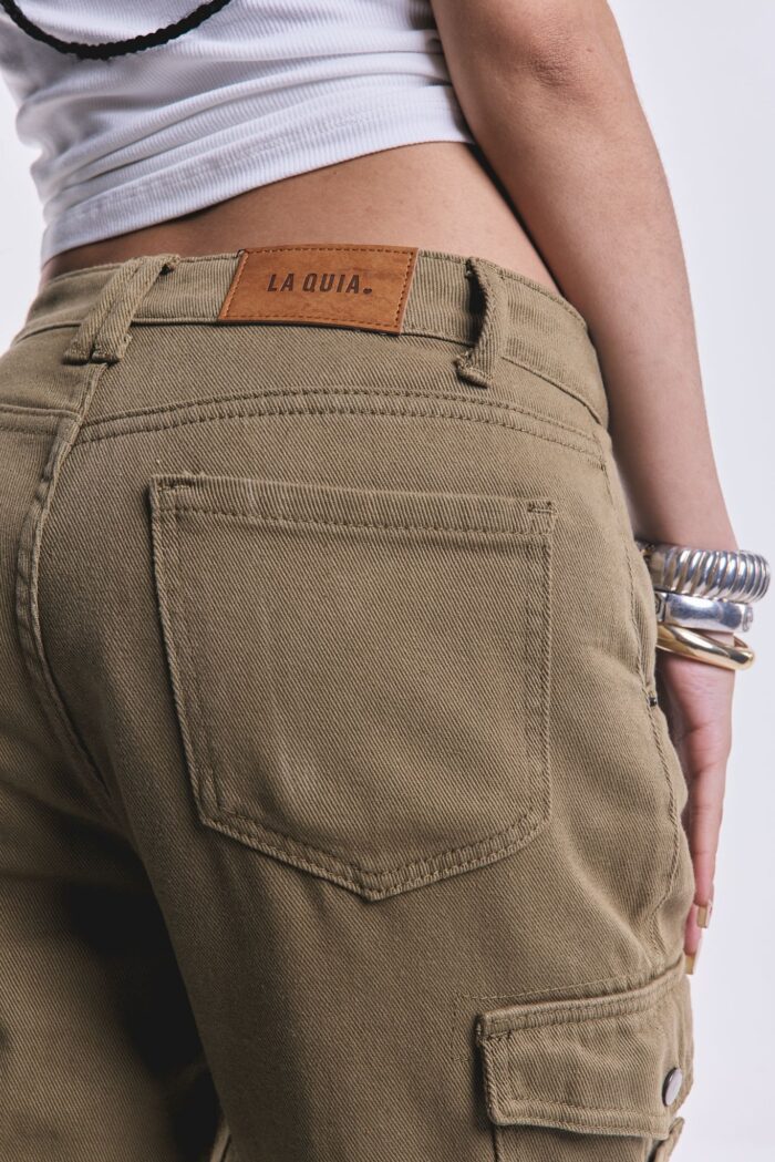 Denim Cargo Icaro Verde - Imagen 4