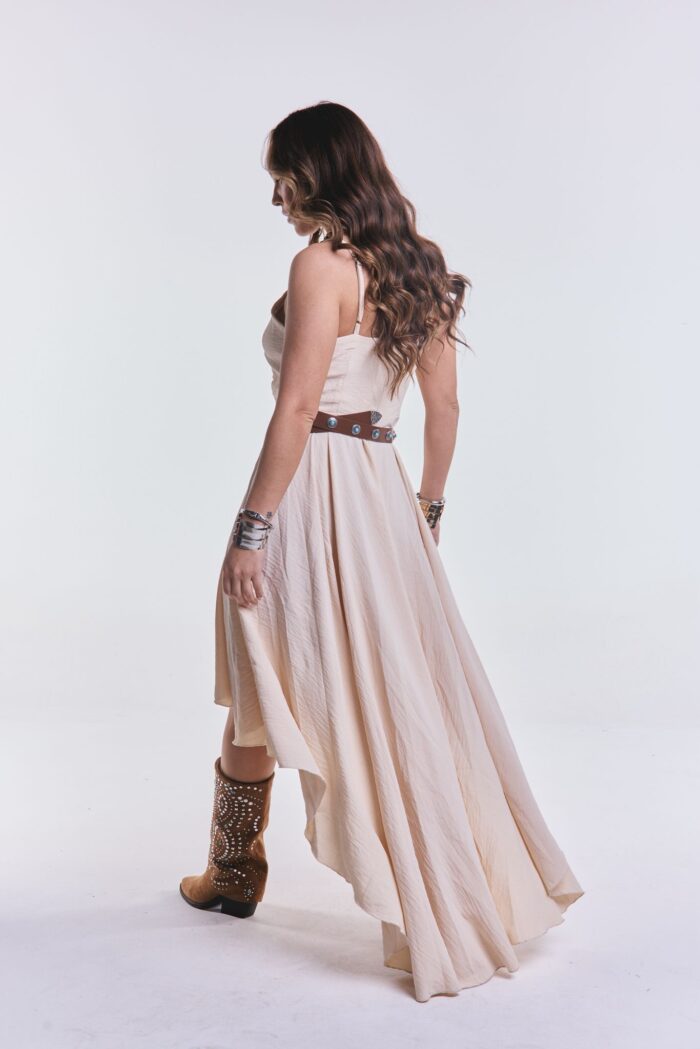 Vestido Volver Beige - Imagen 6