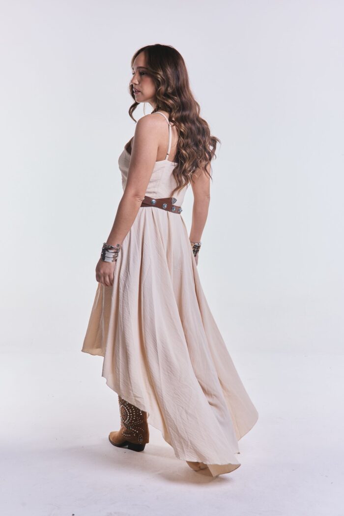 Vestido Volver Beige - Imagen 7