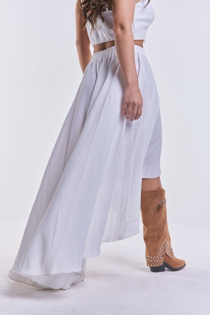 Pollera Volver Blanco - Imagen 2