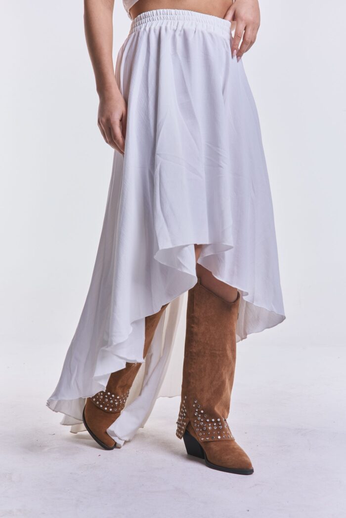 Pollera Volver Blanco