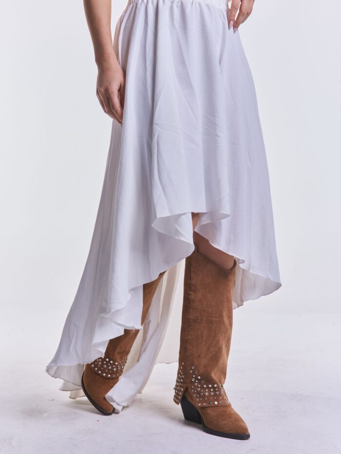 Pollera Volver Blanco