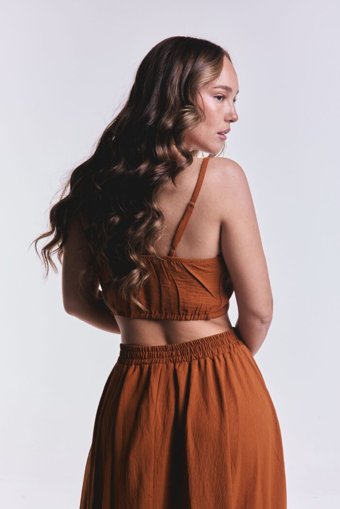 Top Volver Camel - Imagen 3