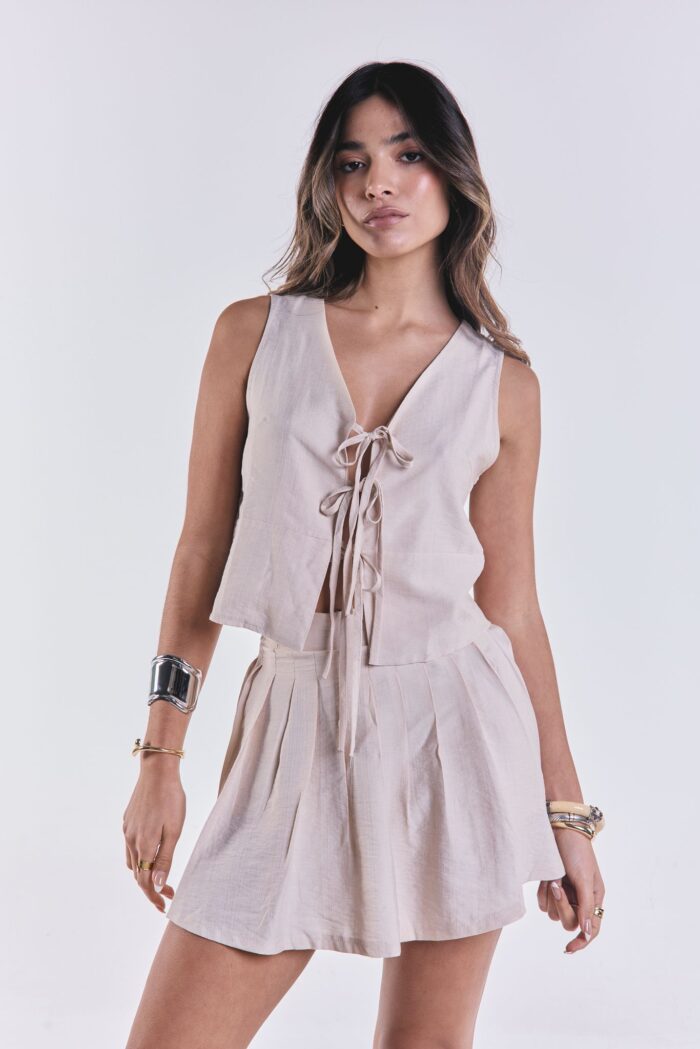 Chaleco Luz Beige