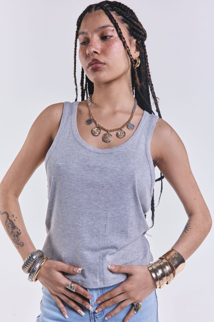 Musculosa Basica Morley Gris