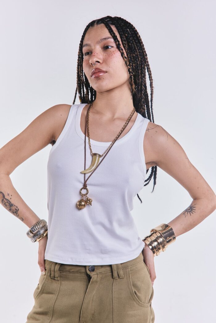 Musculosa Basica Morley Blanco