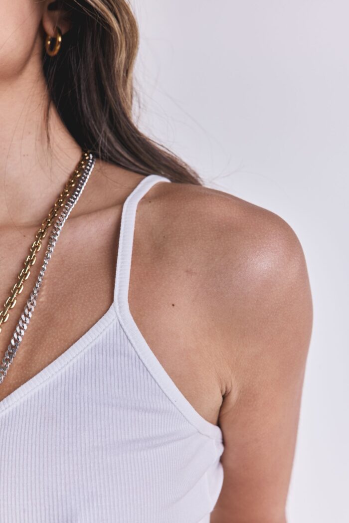 Musculosa Fresh Blanco - Imagen 2