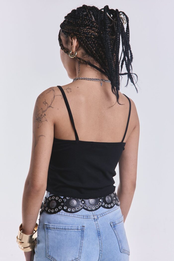 Musculosa Fresh Negro - Imagen 2