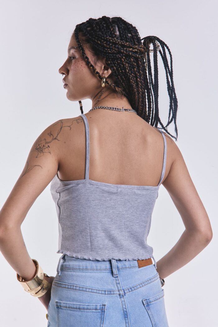 Musculosa Fresh Gris - Imagen 2