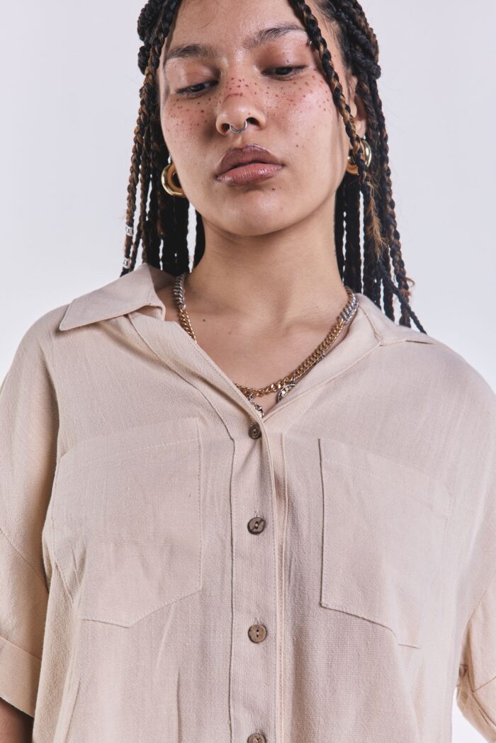 Camisa Pacha Beige - Imagen 2