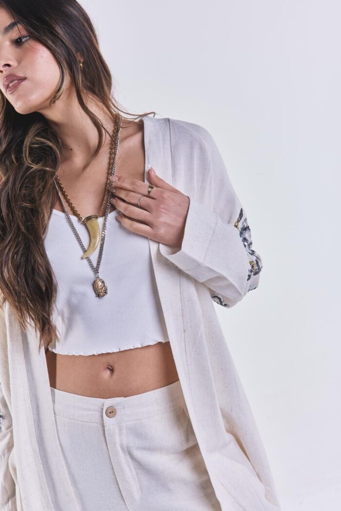 Kimono Vivir Beige - Imagen 6