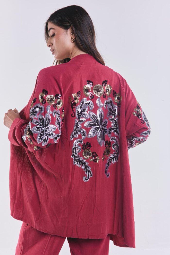 Kimono Vivir Bordeaux