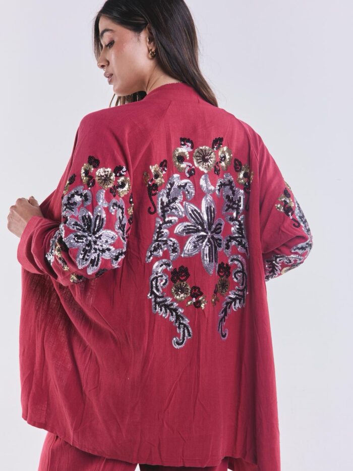 Kimono Vivir Bordeaux