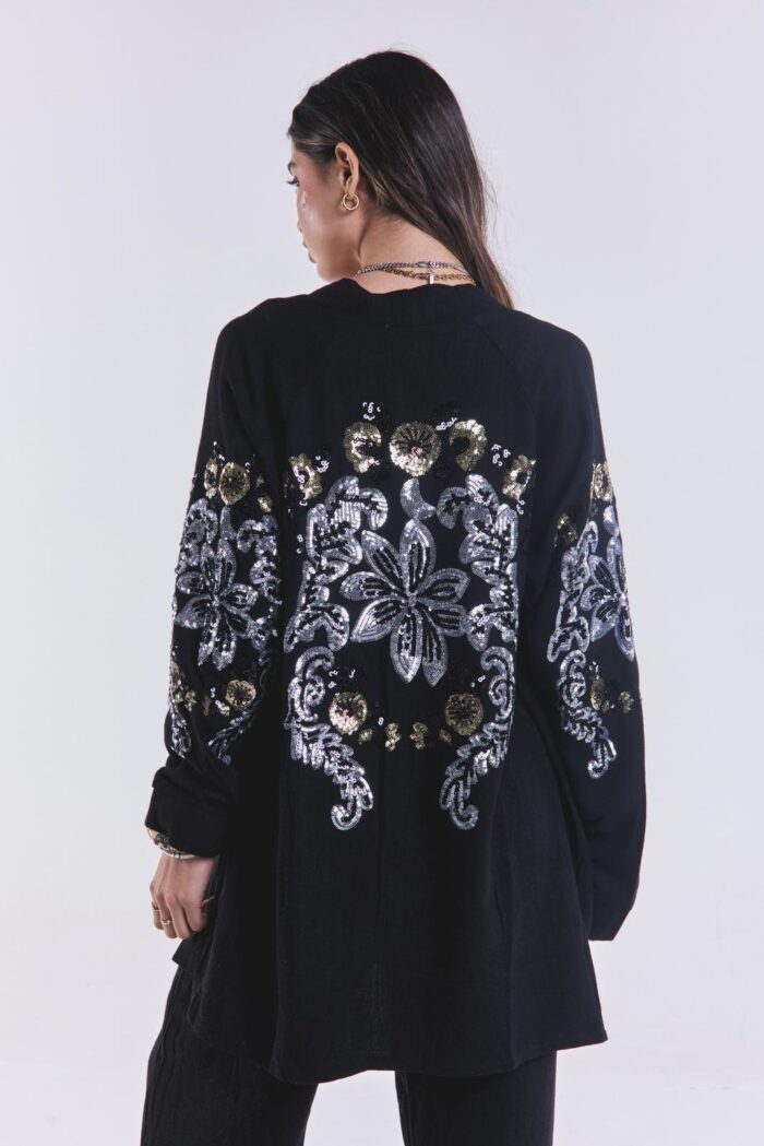 Kimono Vivir Negro - Imagen 2