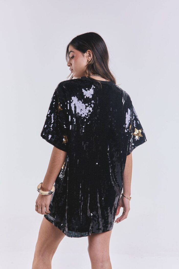 Vestido Estrellas Negro - Imagen 3