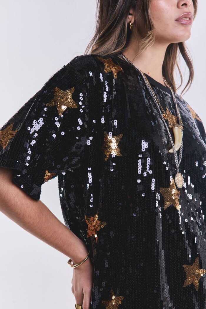 Vestido Estrellas Negro - Imagen 2