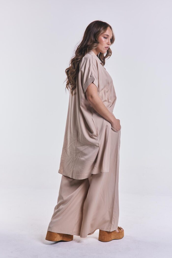 Camisola Tencel Beige - Imagen 3