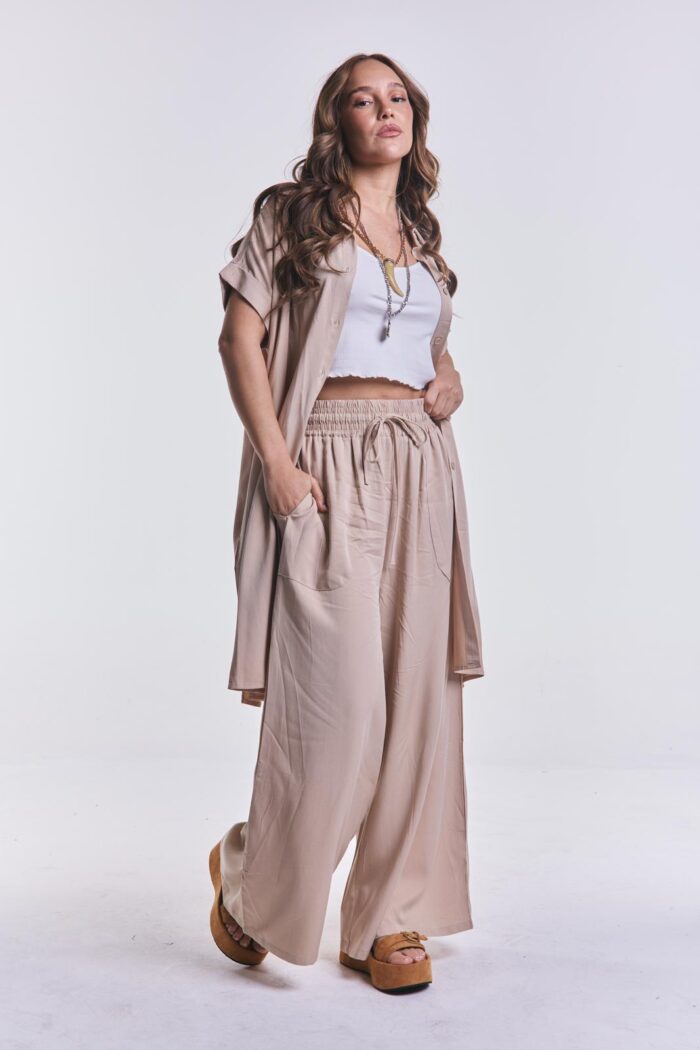 Camisola Tencel Beige - Imagen 2